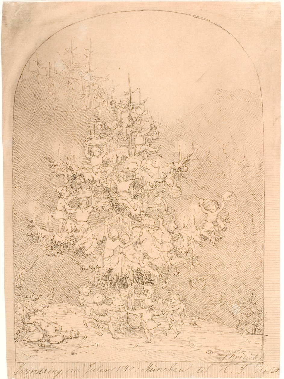 Juletræ af Lorenz Frølich