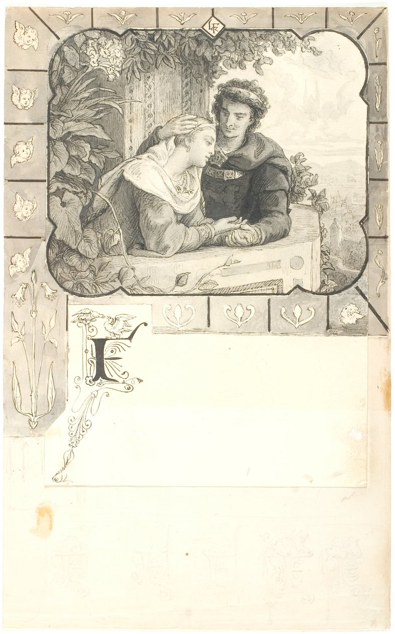 Ungt forelsket par af Lorenz Frølich