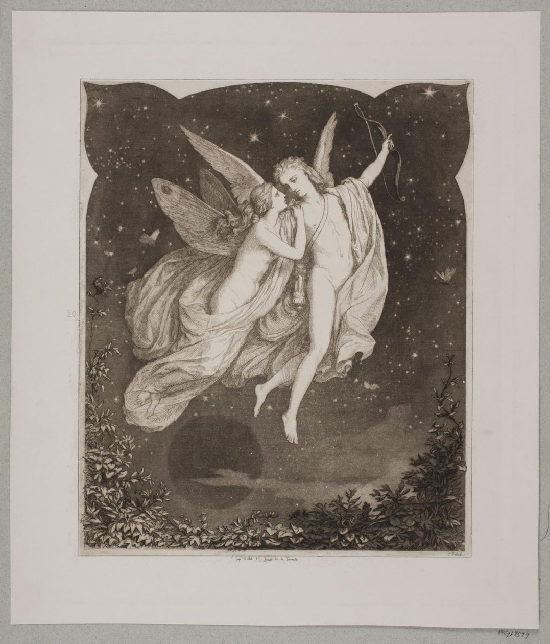 Illustration nr. 20 til »L’Amour et Psyché« af Lorenz Frølich