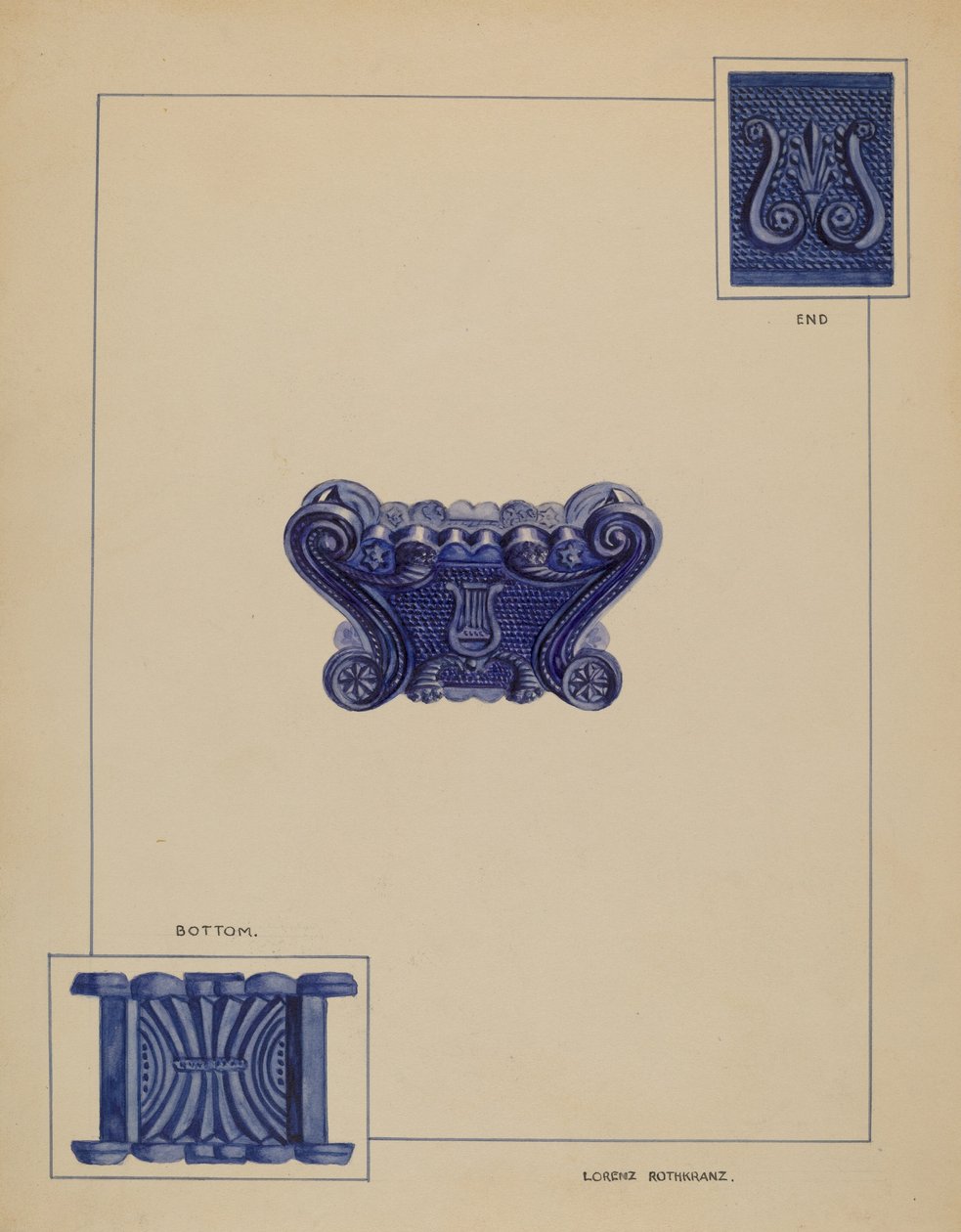 Saltkælder, ca. 1937. af Lorenz Rothkrantz