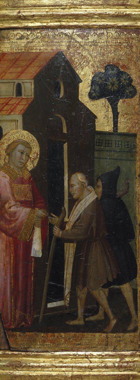 Saint Lawrence distribuerer almisser til de fattige af Lorenzo di Niccolò