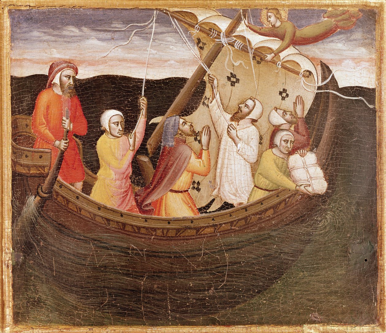 St. Fina redder fiskerne af Lorenzo di Niccolò