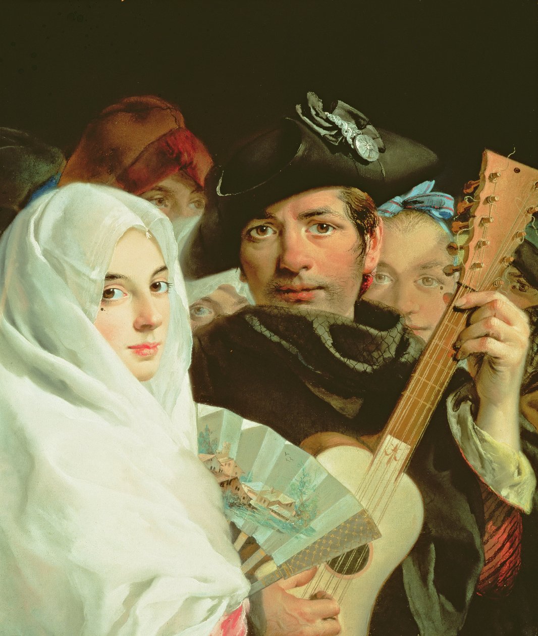 Et elegant par fra Madrid, ca. 1770 af Lorenzo Baldissera Tiepolo