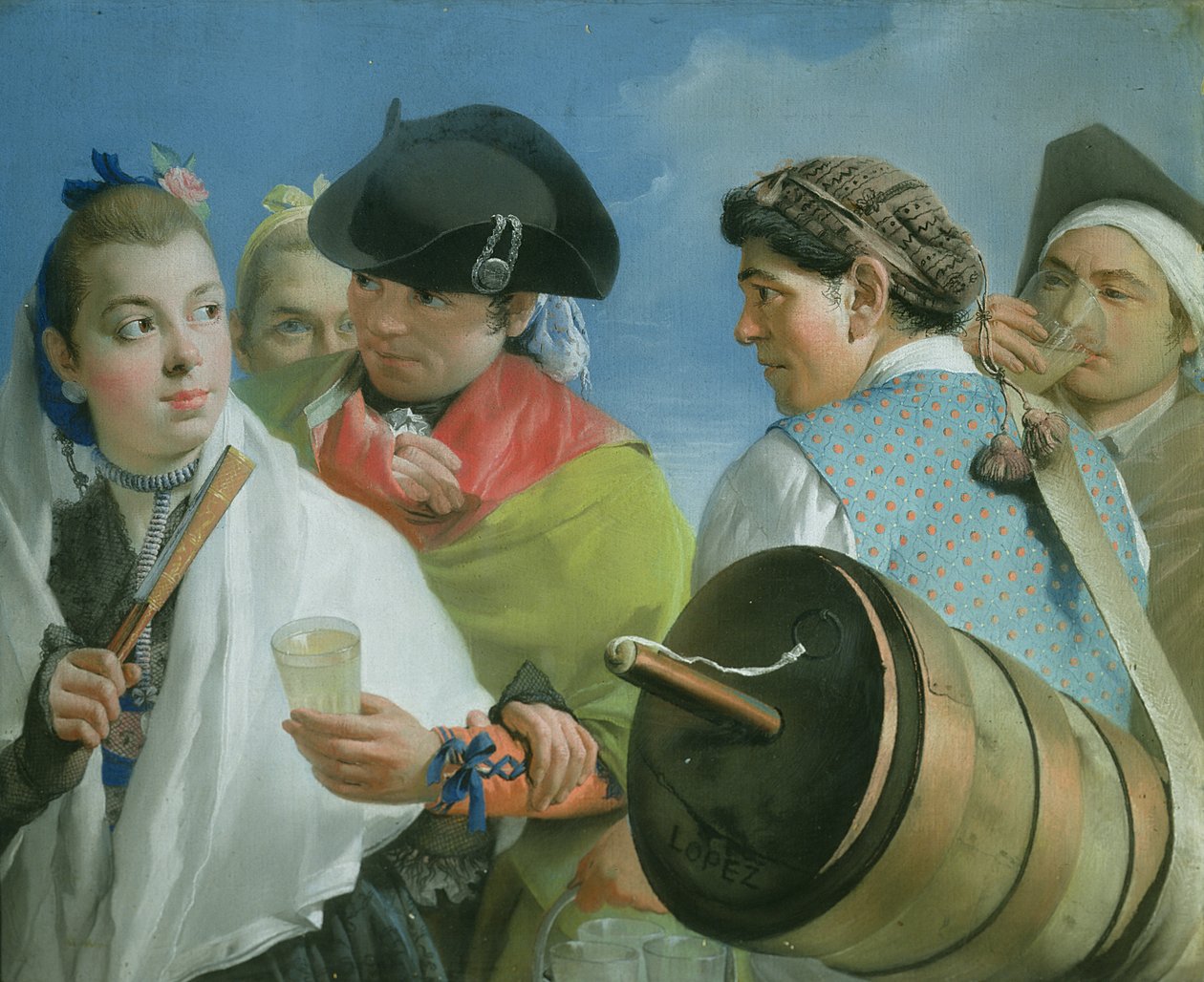 Lemonade-sælgeren af Lorenzo Baldissera Tiepolo