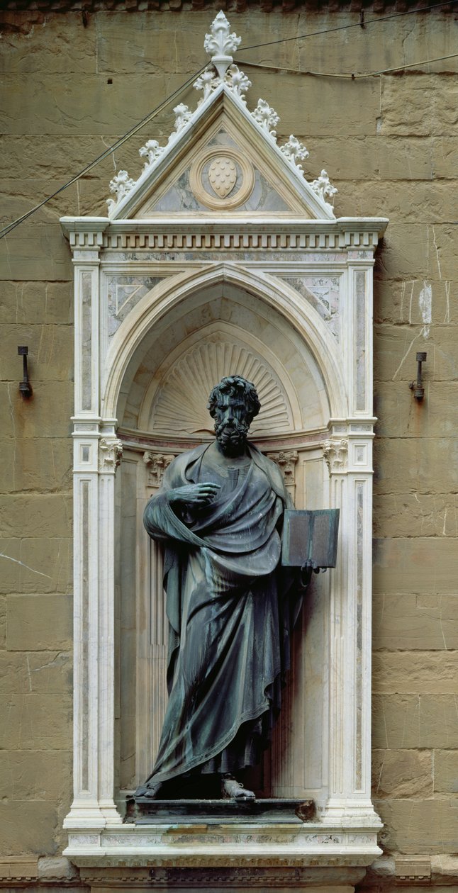 St. Matthew, 1419-23 (marmor og bronze) af Lorenzo Ghiberti