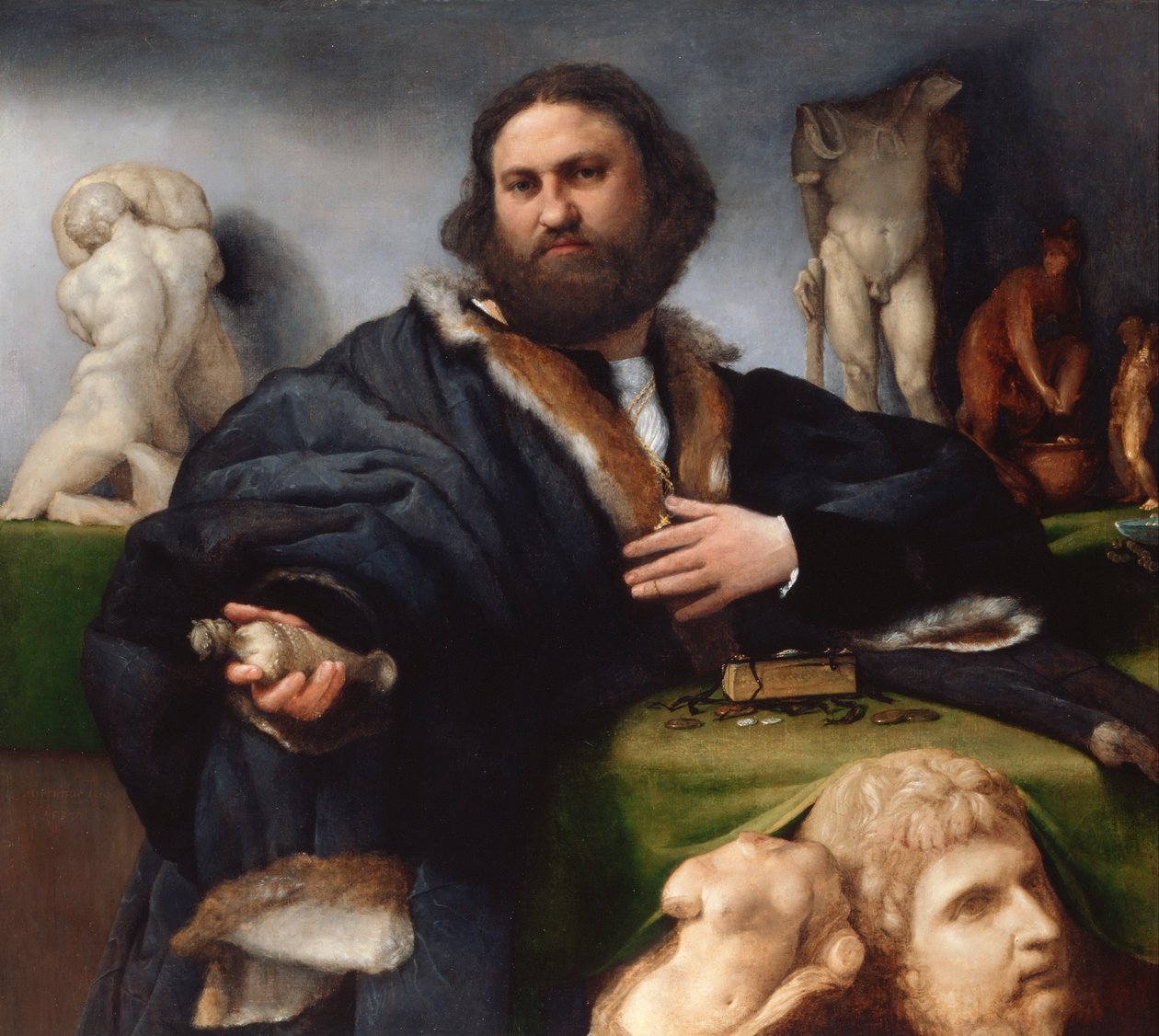 Andrea Odoni (1488-1545) af Lorenzo Lotto