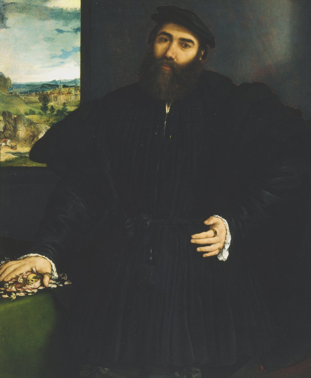 Portræt af en gentleman, ca. 1530 af Lorenzo Lotto