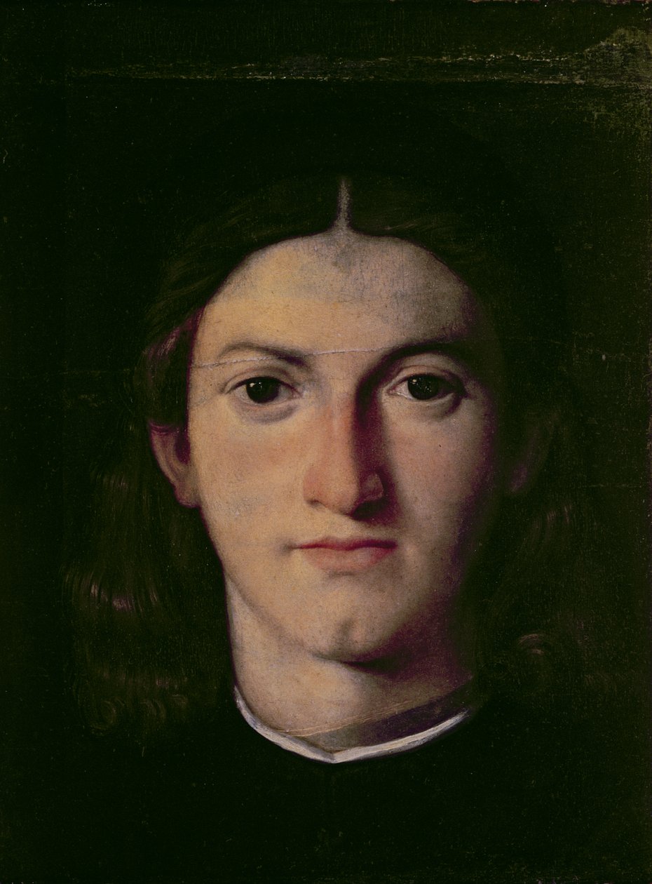 Portræt af en ung mand, 1505 (panel) af Lorenzo Lotto