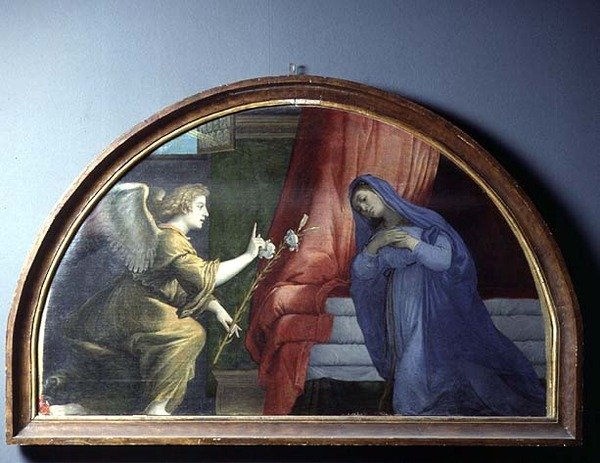 Bebudelsen, c.1530-35 af Lorenzo Lotto