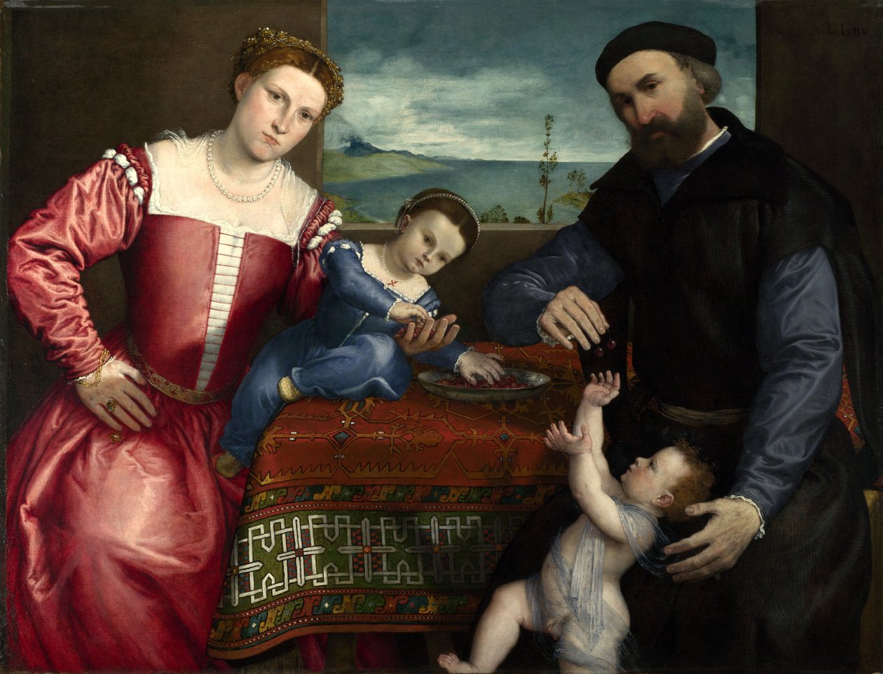Volta familie af Lorenzo Lotto