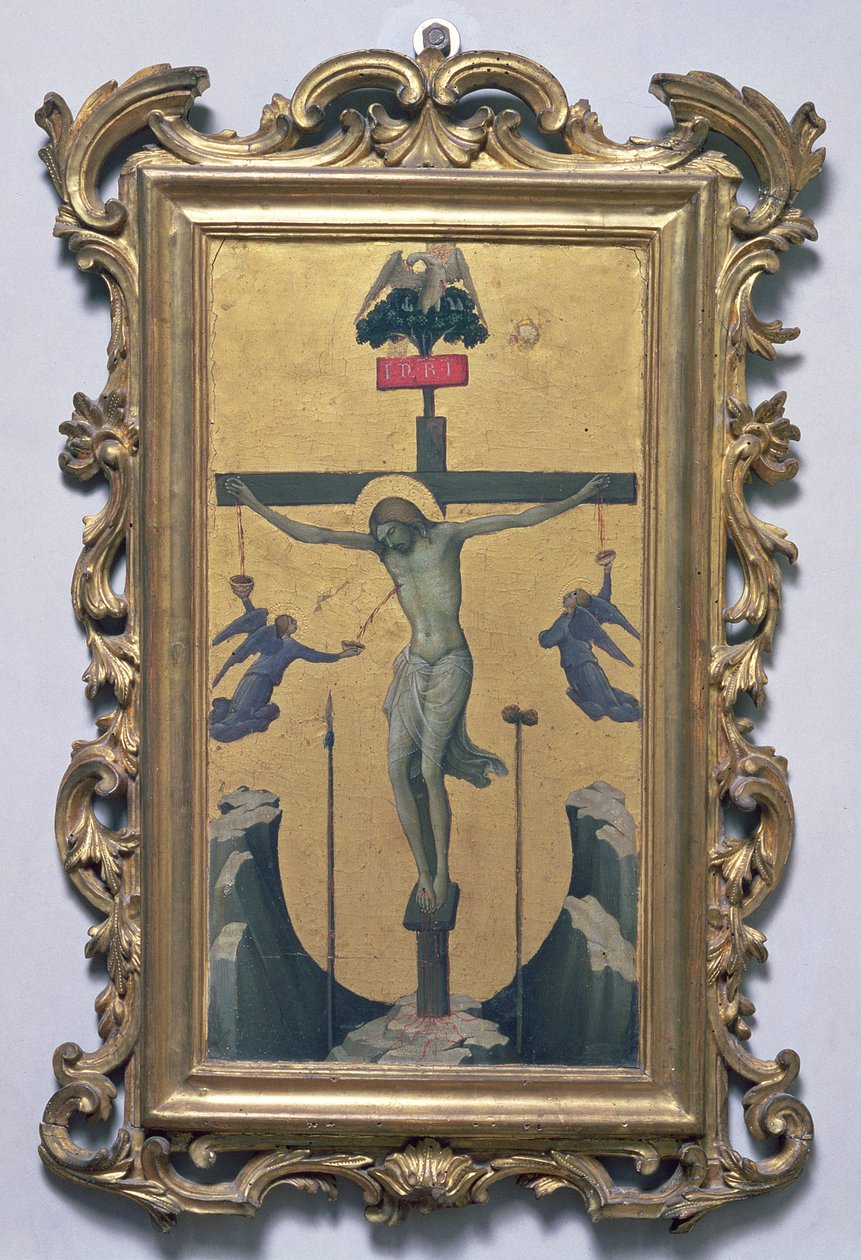 Korsfæstelse (tempera på panel) af Lorenzo Monaco