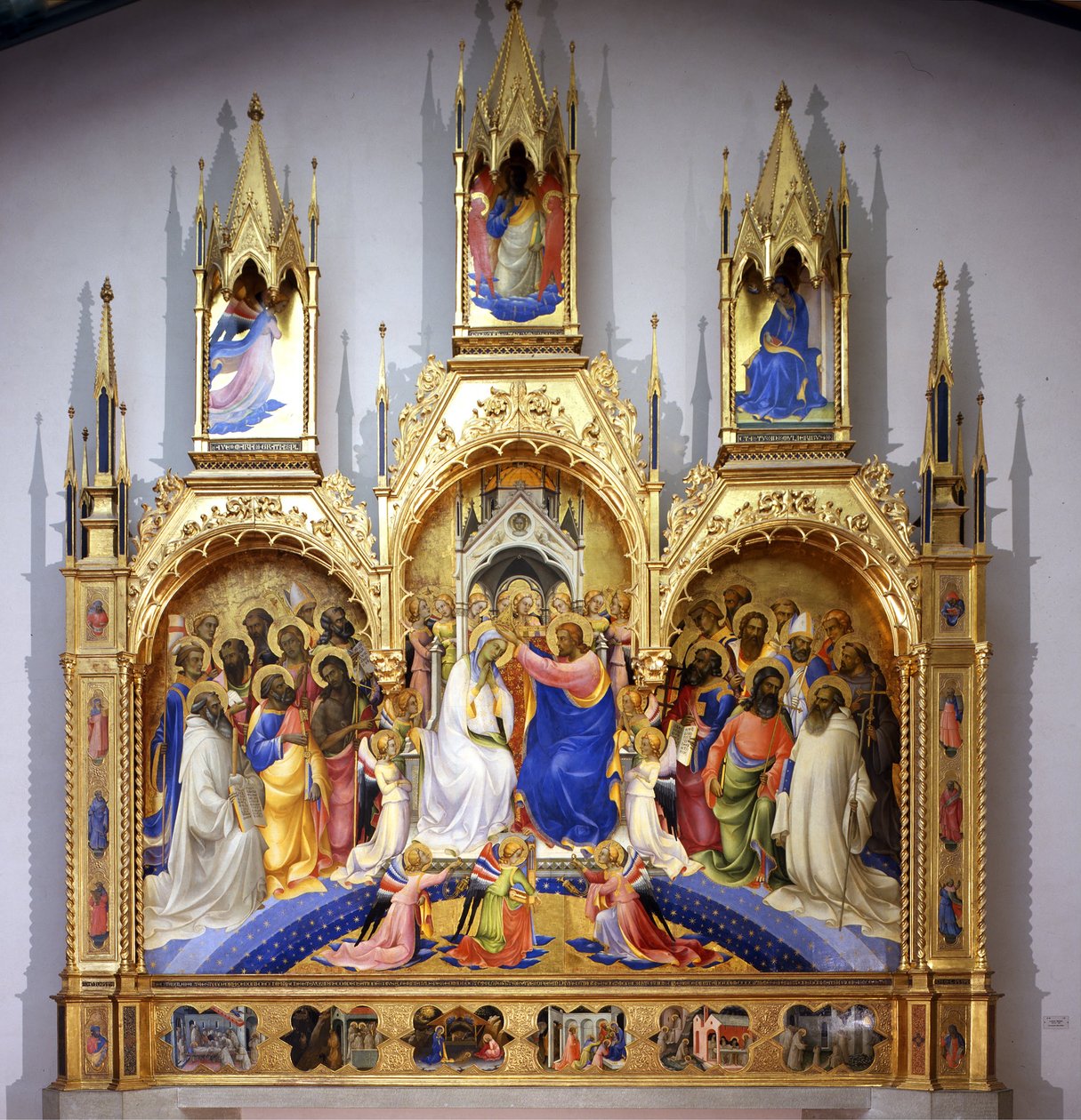 Jomfruens kroning af Lorenzo Monaco