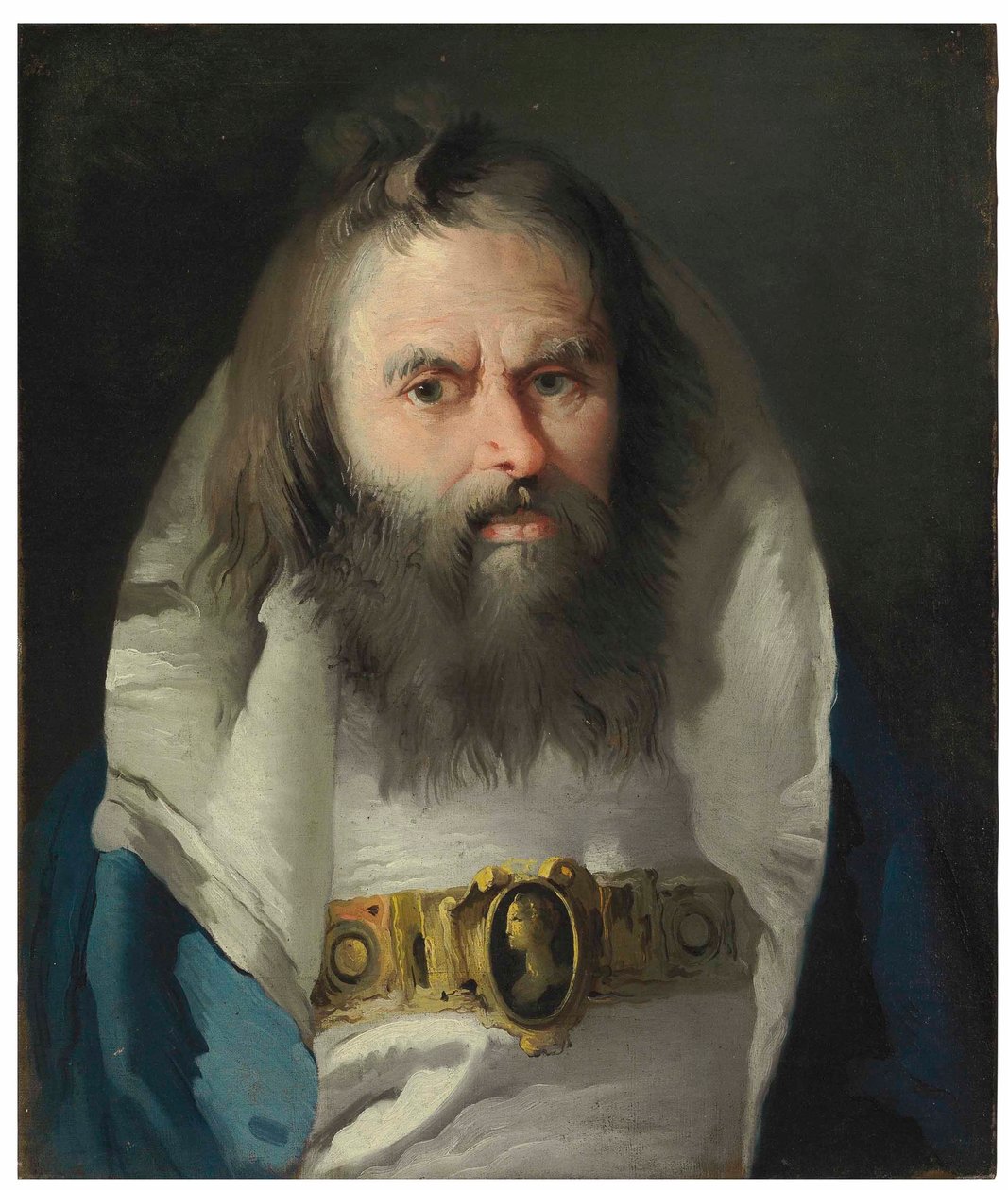 Portræt af en mand af Lorenzo Baldissera Tiepolo