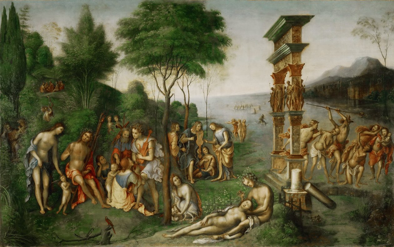 Comus regeringstid, mellem 1506 og 1511. af Lorenzo Costa
