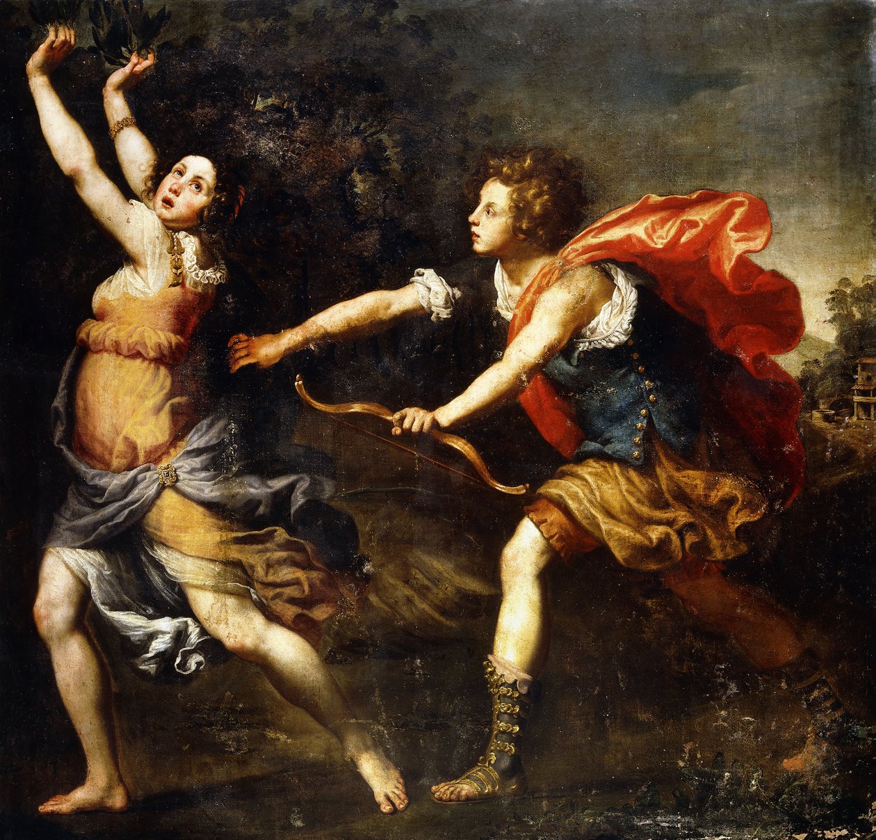 Apollo og Daphne, af Lorenzo Lippi