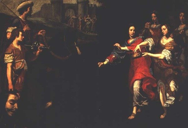 Davids triumf (olie på lærred) af Lorenzo Lippi