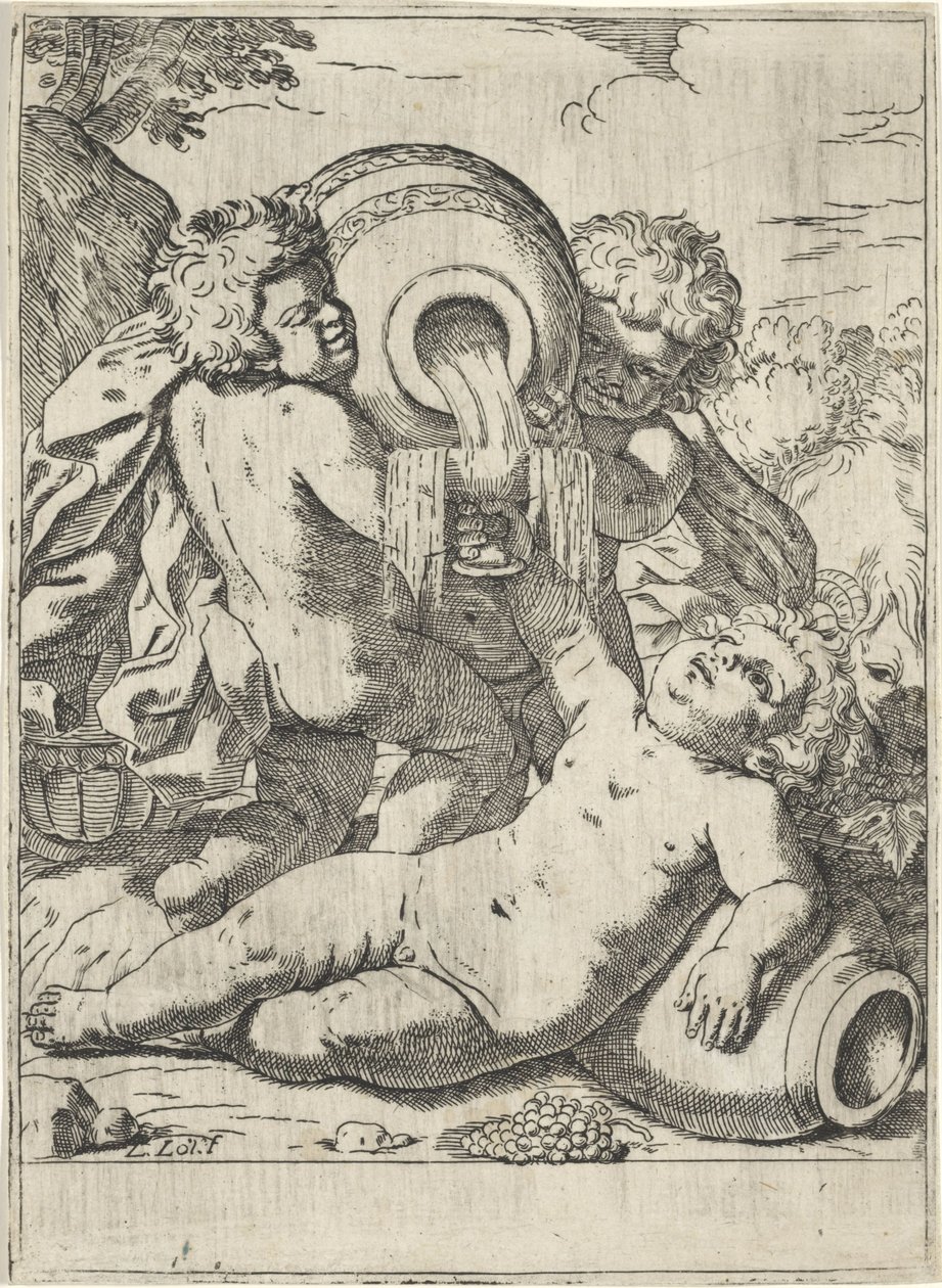 Bacchanal af tre børn af Lorenzo Loli