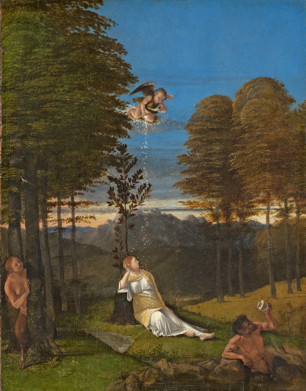 Allegori om kyskhed, ca. 1505 (olie på panel) af Lorenzo Lotto
