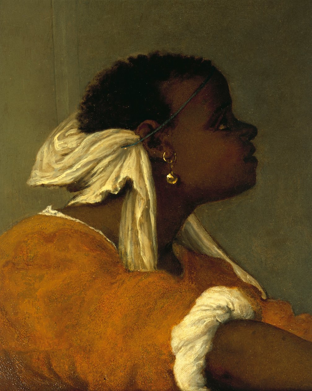 Altertavle af Saint Lucia eller Saint Lucia i domstole af Lorenzo Lotto (1480 ca- 1556), olie på lærred, 243x237 cm, detalje af Lorenzo Lotto