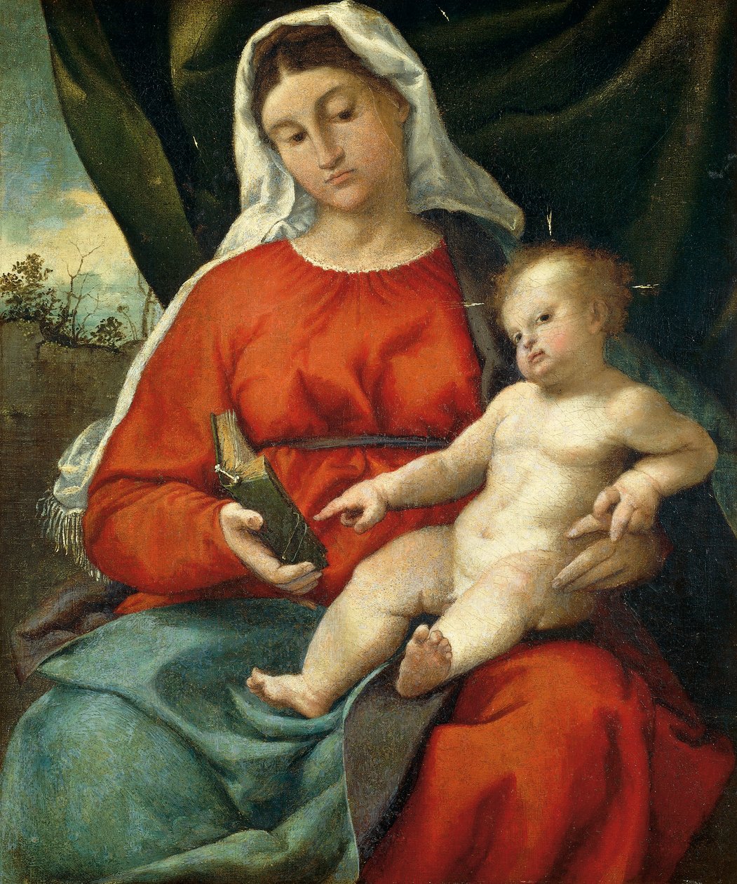 Madonna og barn af Lorenzo Lotto