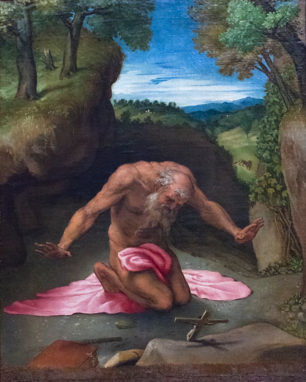 Den angrende helgen Jerome af Lorenzo Lotto