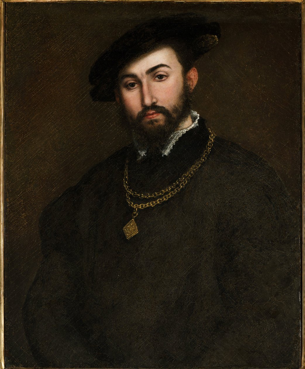 Portræt af Girolamo degli Azzoni Avogaro (1467-1519) af Lotto, Lorenzo (1480-1556). Olie på lærred, størrelse: 67x52, første halvdel af 1500-tallet, Fondazione Cini, Venedig af Lorenzo Lotto