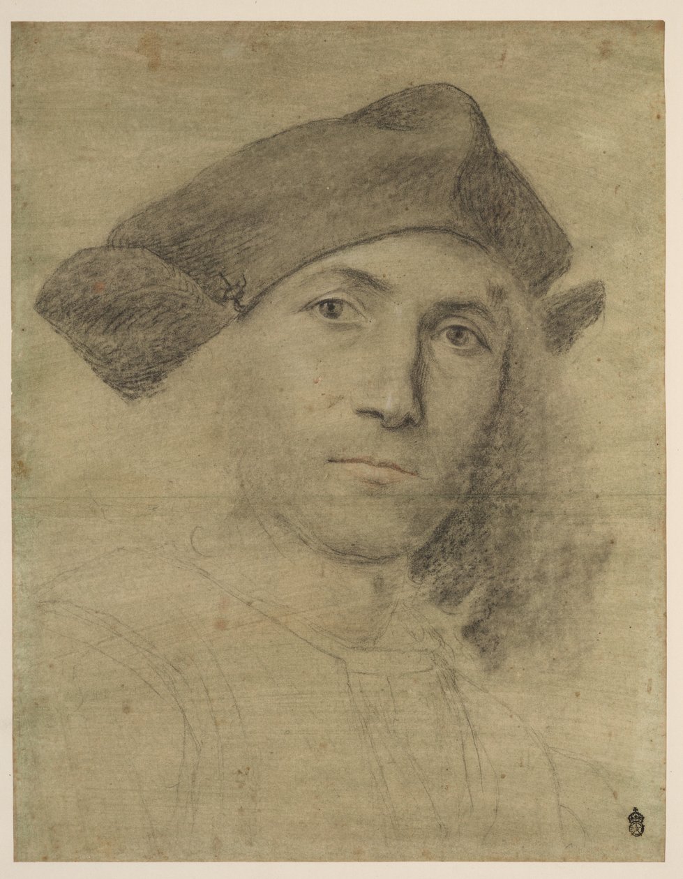 Portræt af en ung mand af Lorenzo Lotto
