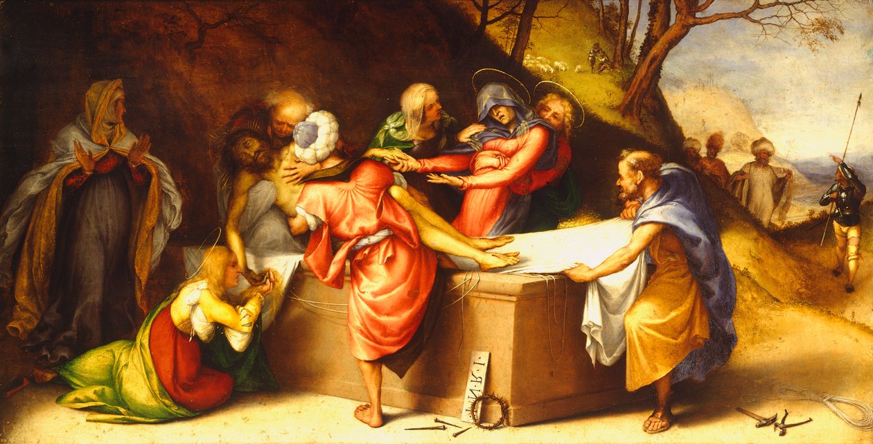 Kristi begravelse af Lorenzo Lotto