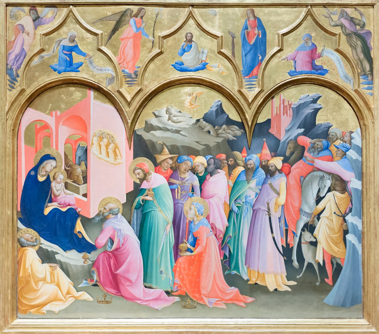 Tilbedelse af Magi af Lorenzo Monaco