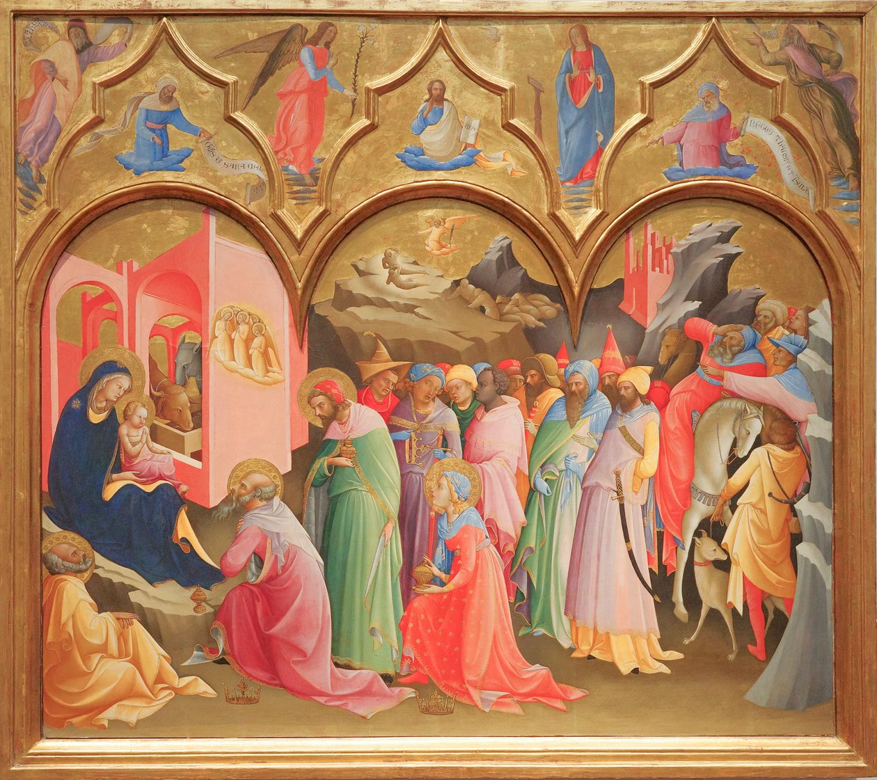 Tilbedelse af de hellige tre konger af Lorenzo Monaco