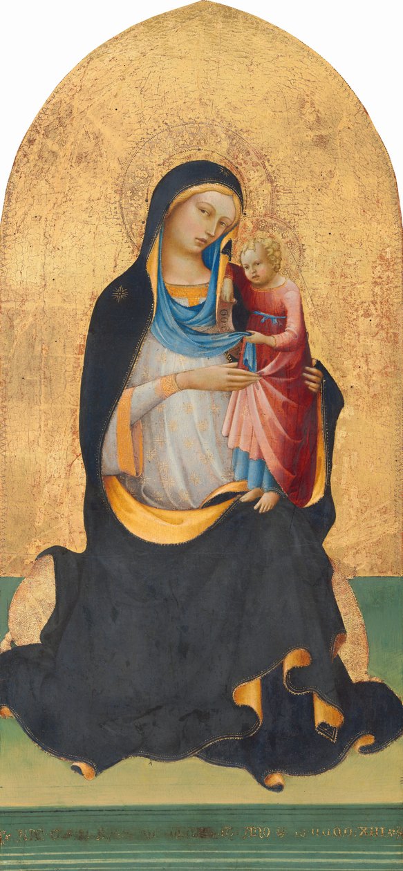 Madonna og barn af Lorenzo Monaco