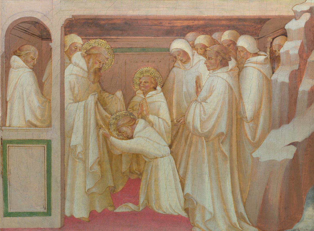 Sankt Benedikt optager hellige i ordenen af Lorenzo Monaco