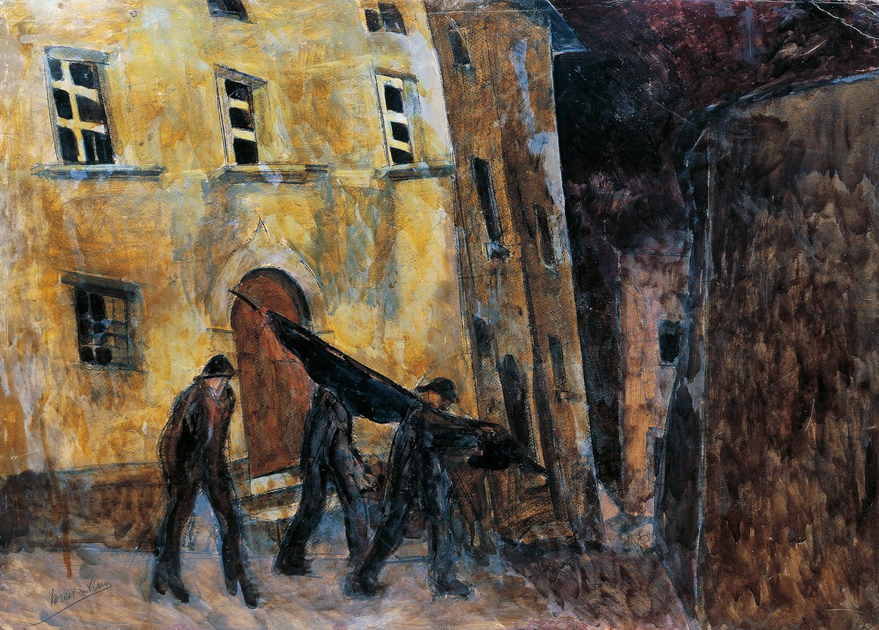 Begravelse af en anarkist af Lorenzo Viani