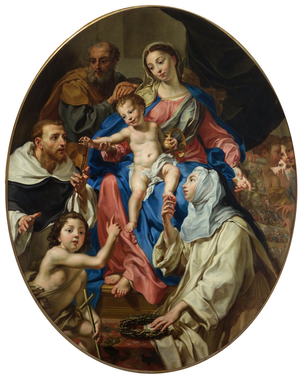 Vor Frue af Rosenkransen og helgener af Lorenzo de
