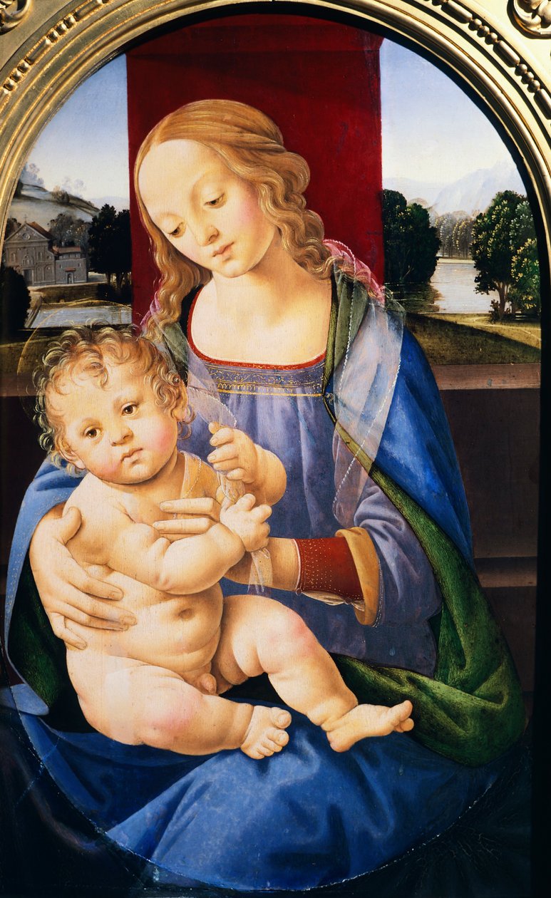 Neitsyt ja lapsi (maalaus) af Lorenzo di Credi
