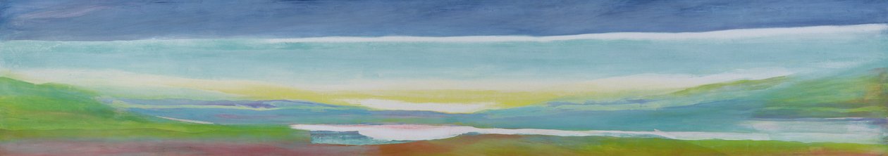 Just Above Sea Level, 2004 (olie og shellak på gesso på panel) af Lou Gibbs
