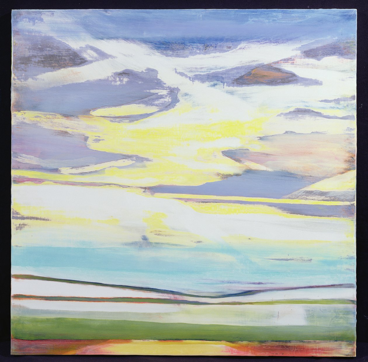 Liggende (blandet medier) af Lou Gibbs