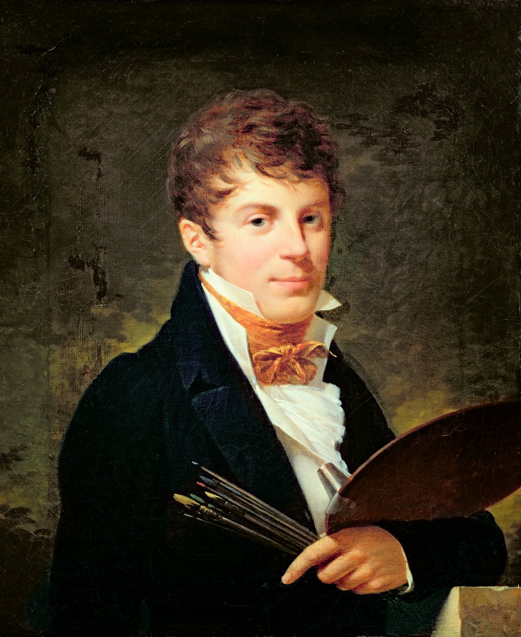 Portræt af Lancelot Theodore Turpin de Crisse af Louis Bouchet