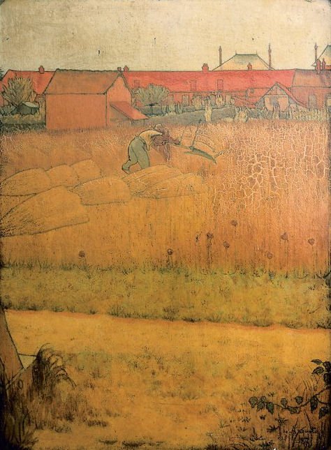 Le FauchernCatala: El segadorn Engelsk: The Harvest, or Mower at Noon reapern af Louis Anquetin