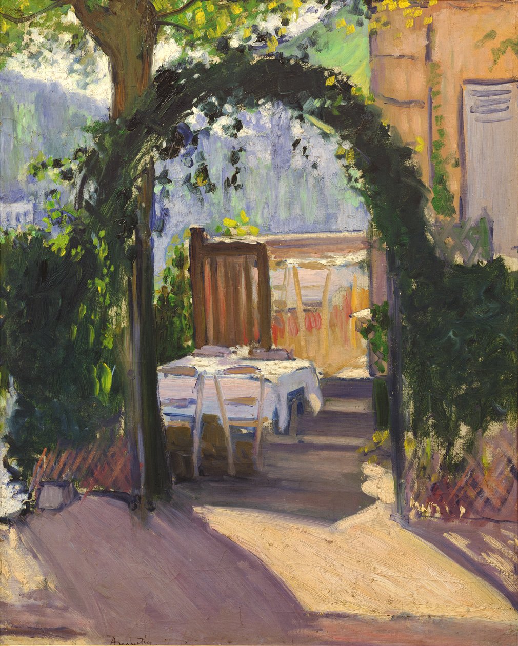 The Arbour, ca. 1886 af Louis Anquetin