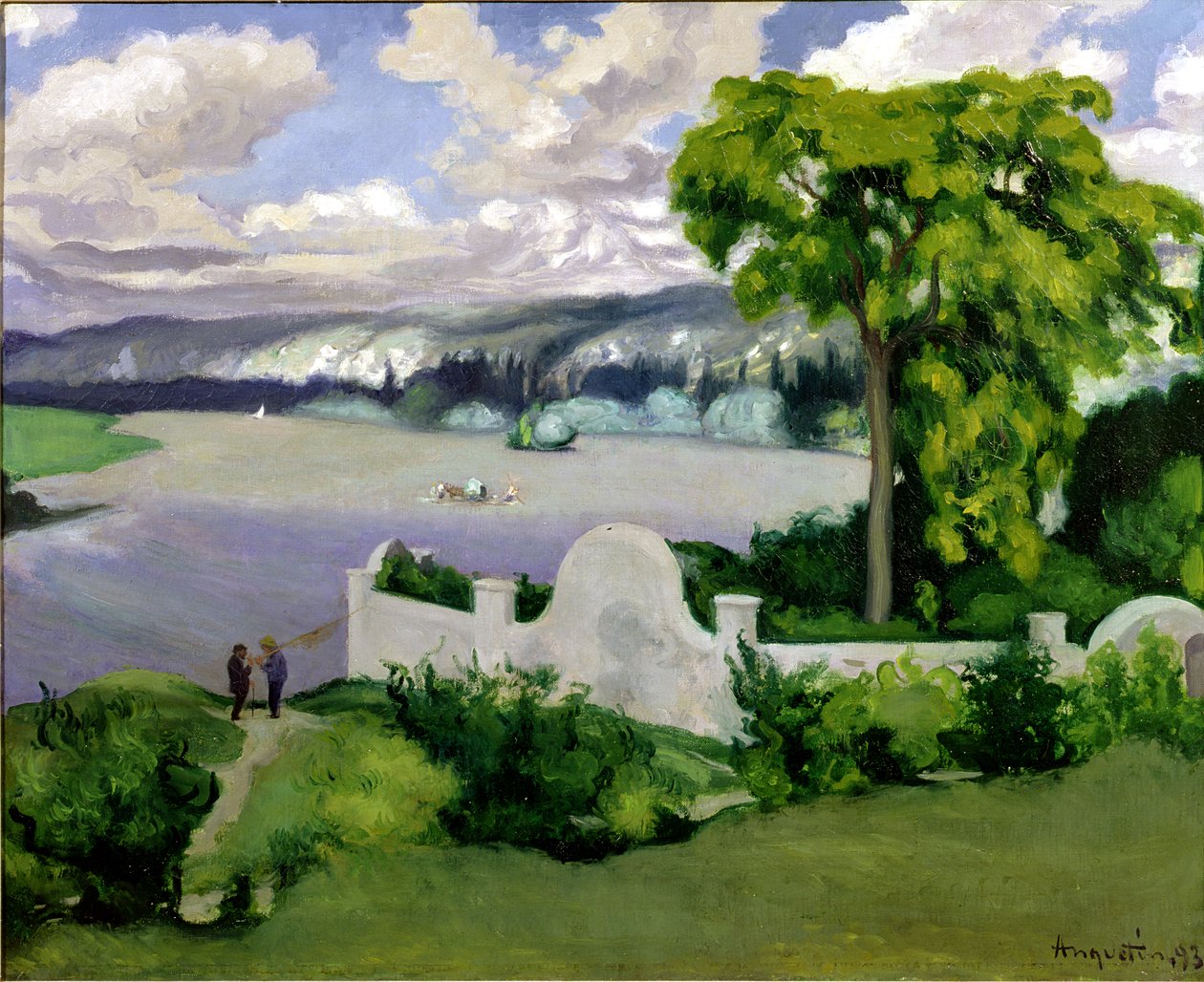 Seinen nær La Roche Guyon, 1893 af Louis Anquetin