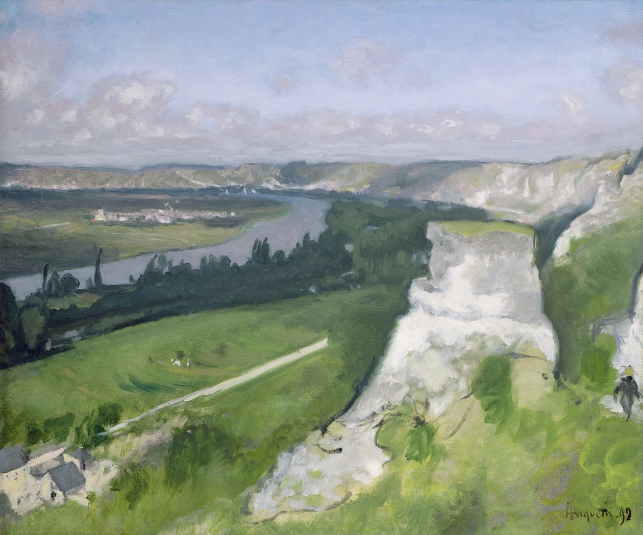 Seinen nær Rouen, 1892 af Louis Anquetin