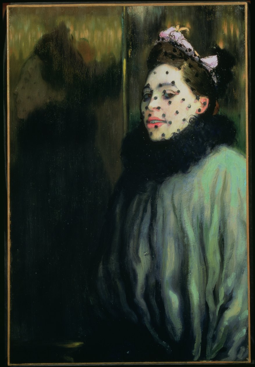Kvinde i et slør, 1891 af Louis Anquetin
