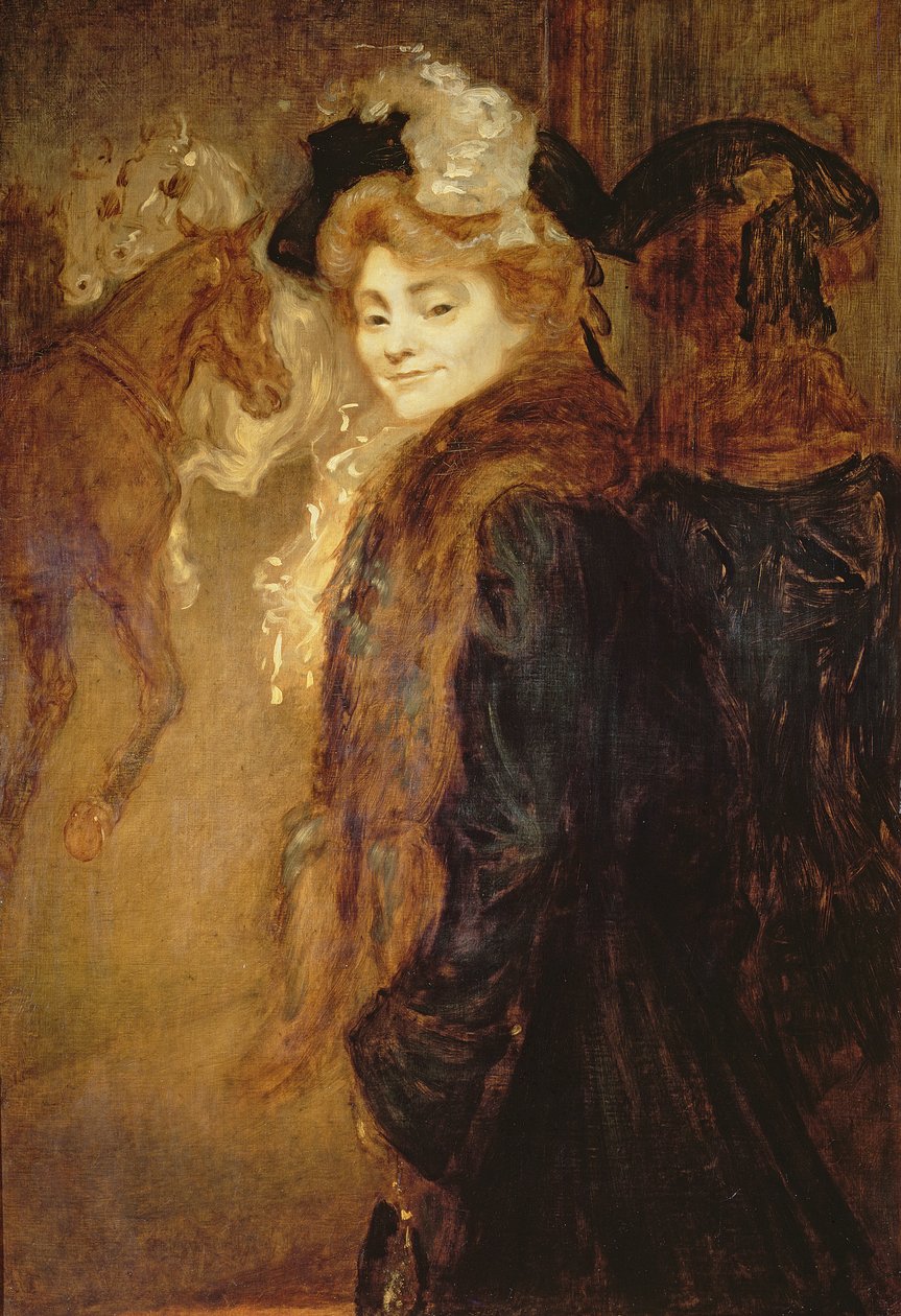 Kvinde på gaden, 1890 af Louis Anquetin