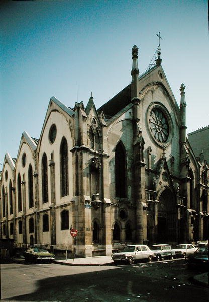 St. Eugenes kirke, bygget i 1855 af Louis Auguste Boileau
