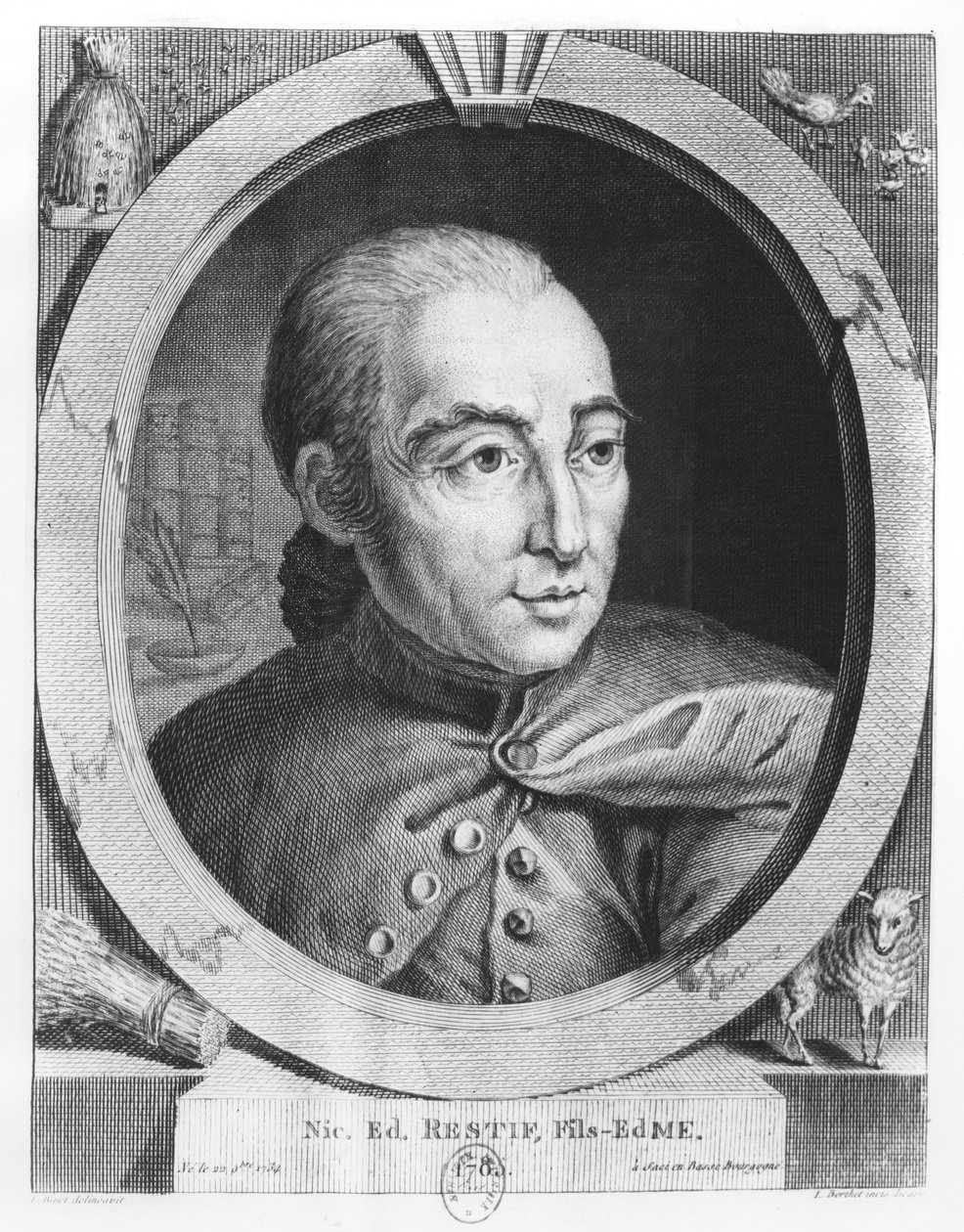 Nicolas, Rétif de la Bretonne af Louis Berthet