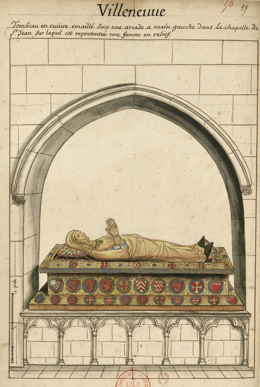 Frankrigs Nationalbibliotek af Louis Boudan