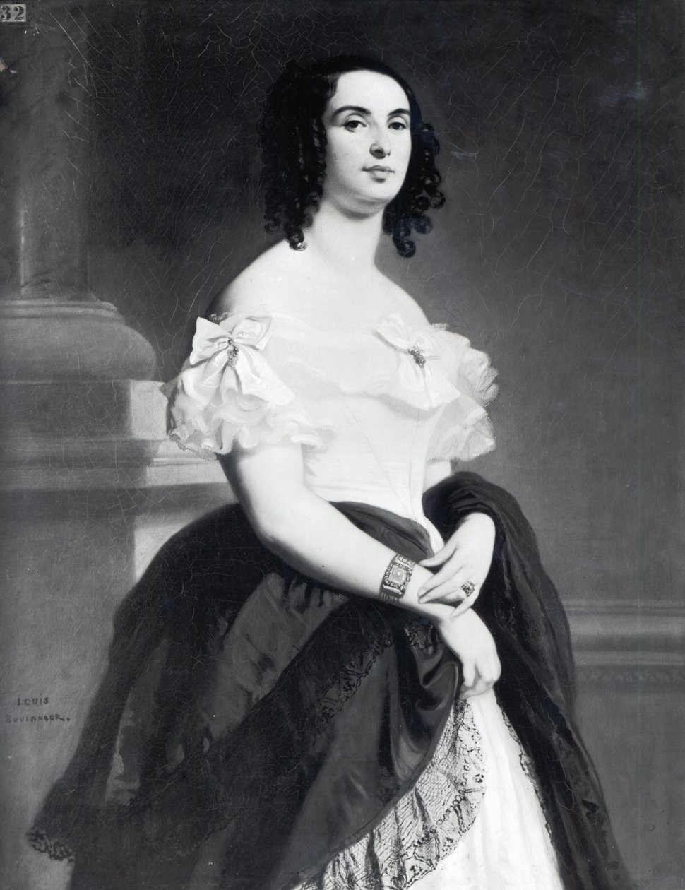 Adele Foucher (1803-68) 1839 af Louis Boulanger