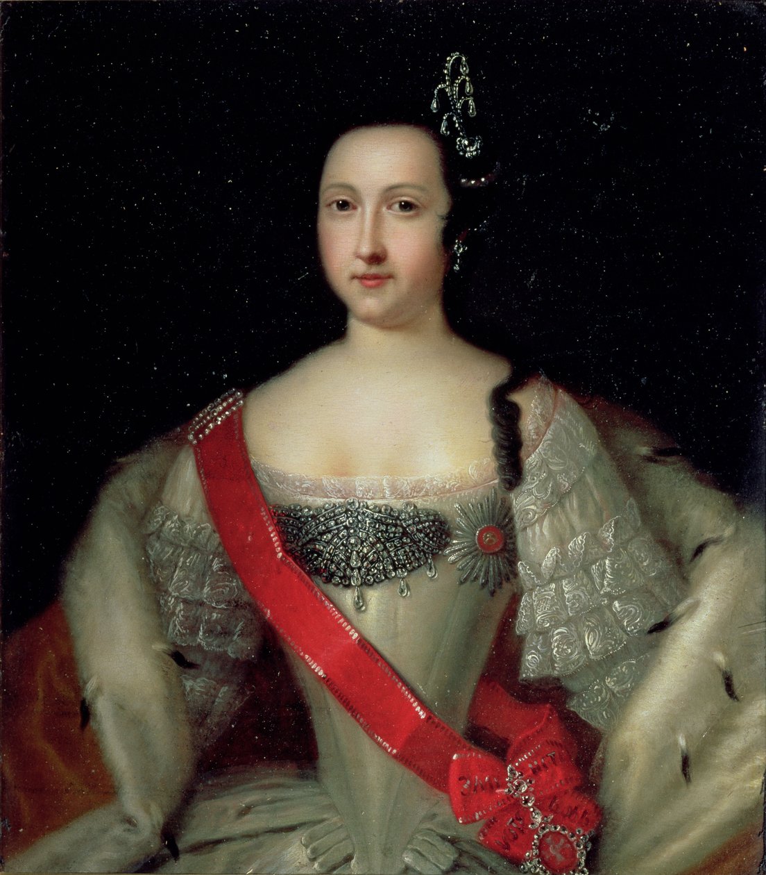 Portræt af prinsesse Anna (1718-46), kejser Ivan VI