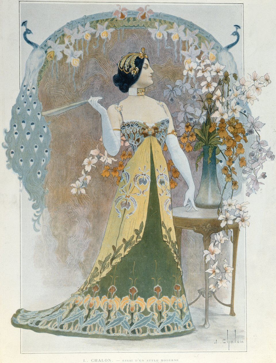Essay om en moderne stil, ca. 1899 af Louis Chalon